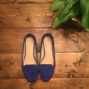 Blue Zara flats -